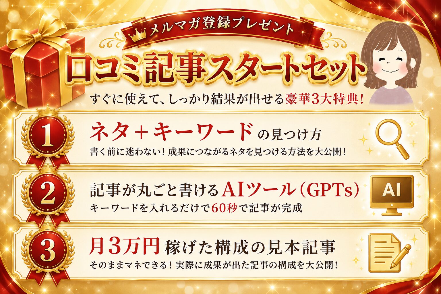 会社員ママが短時間の作業で月3万稼ぐ方法を発信中